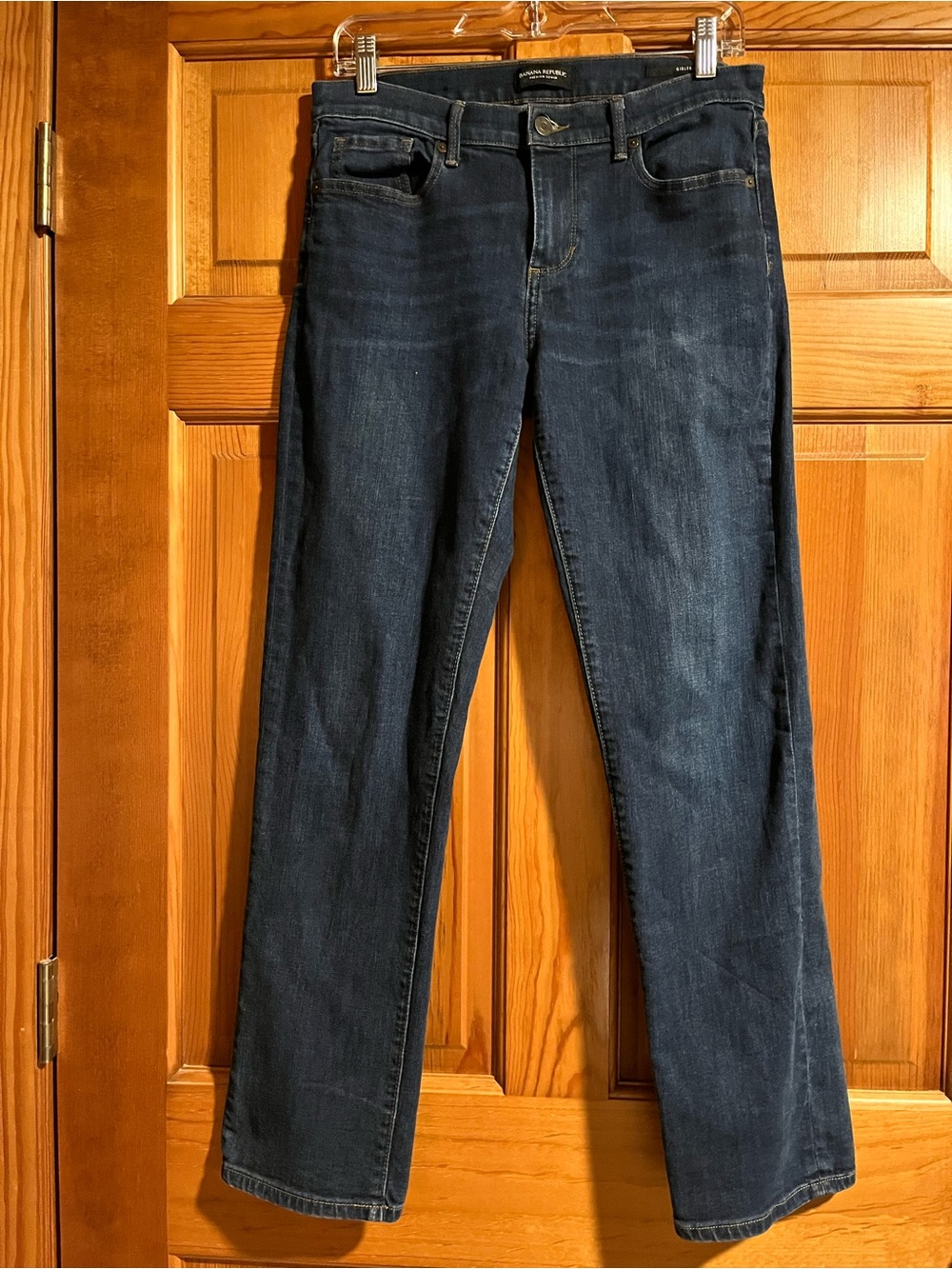 Banana Republic Girlfriend Jeans Size 29 Dark Wash Stretch Denim